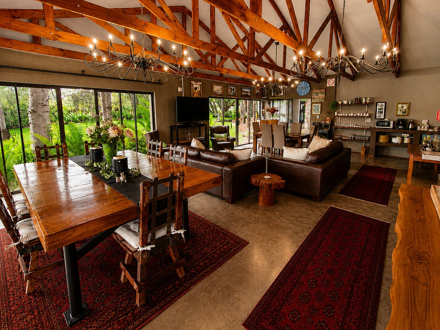 Spacious African Legacy communal dining area